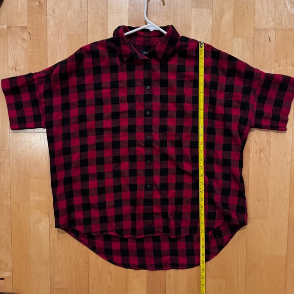 Madewell Buffalo Check SS Flannel Top - Picture 8 of 8